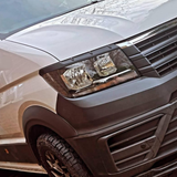 For MAN TGE Headlight Eyebrow Trim – Matte Black - Van Styling Accessory by Van-X