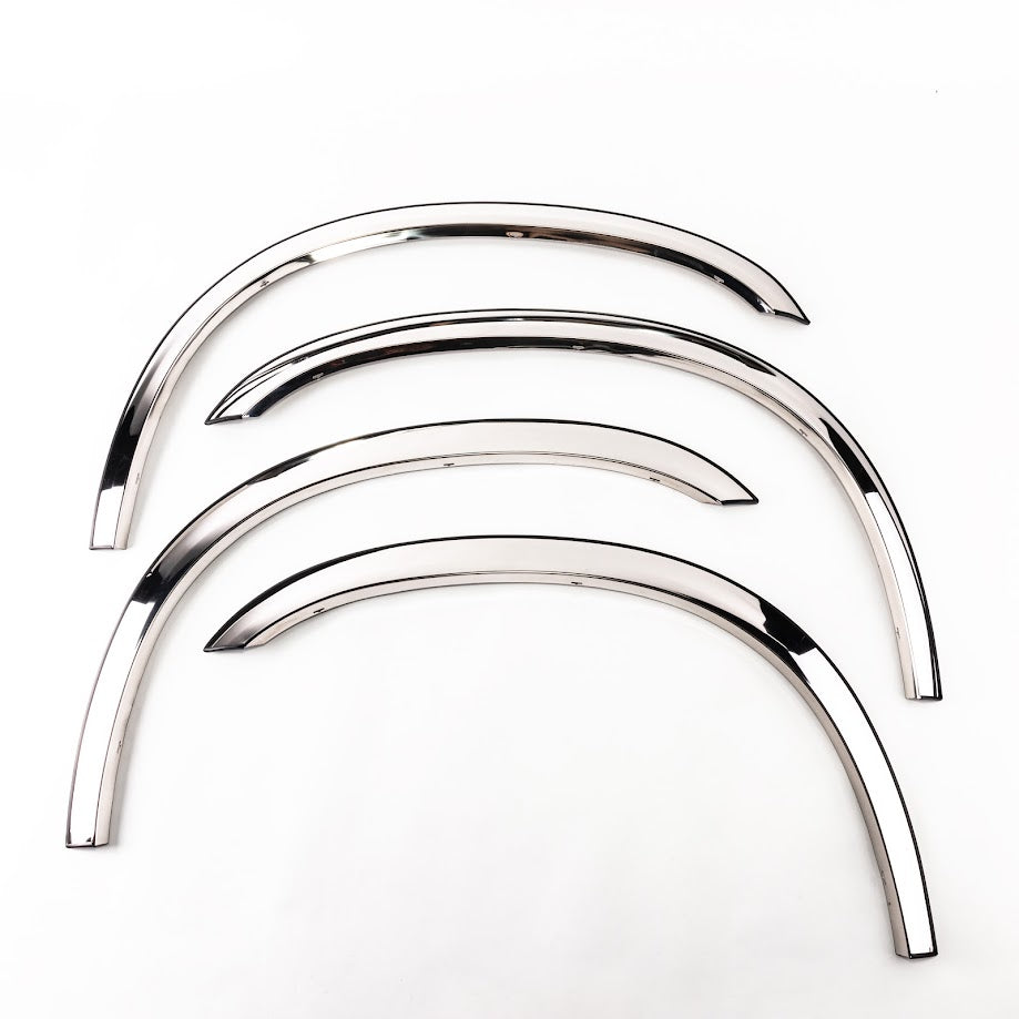 VW T4 camper van Wheel Arch protector Stainless steel accessories and van styling