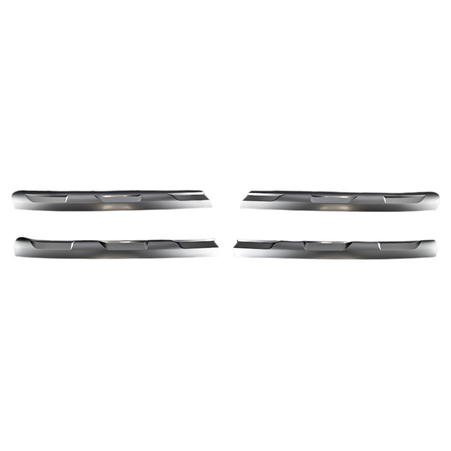 VW Transporter T6 R-Line Front Grille Trims - Matte Chrome Painted and Ready to Fit