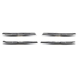 VW Transporter T6 R-Line Front Grille Trims - Matte Chrome Painted and Ready to Fit