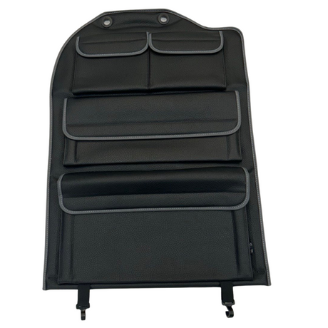 New Crafter Left Side Double/Passenger Seat Leatherette Back Seat Organiser Storage - Black