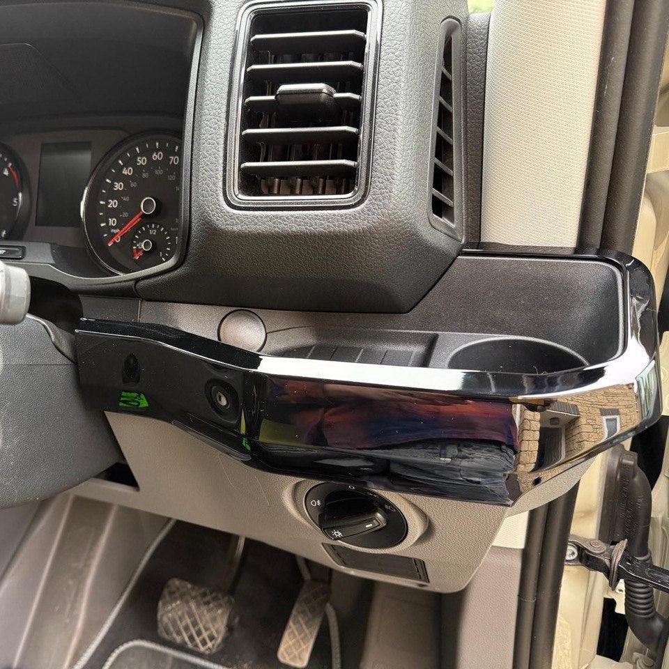 For New Shape VW Crafter RHD Lower Dash Styling Trims - Gloss Black (Set of 6) | Van-X