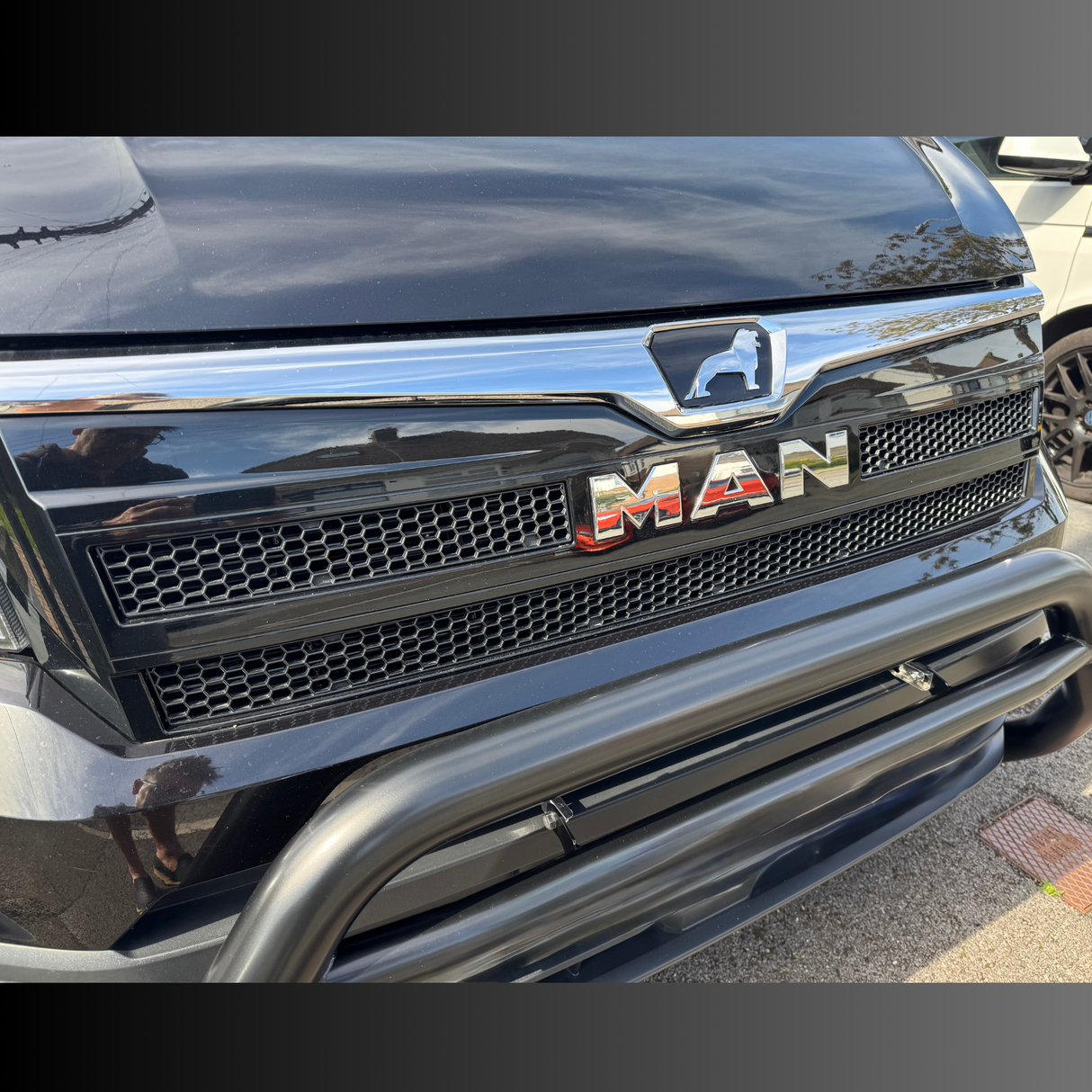 For MAN TGE Front Grille Honeycomb Inserts | Custom Van Grille Upgrade – Van-X