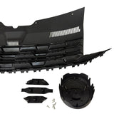 Airson VW T6 Grile Aghaidh R-Line Gun Bhràiste - Dubh Matte