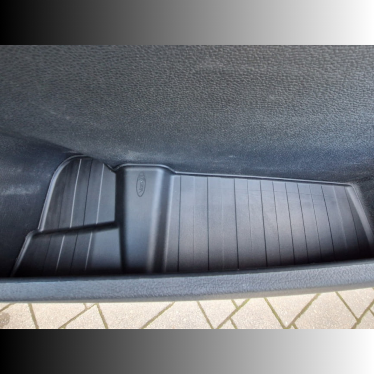 For Mercedes New Sprinter 907 Rubber Door Pocket Inserts Black - Van-X