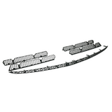For Mercedes Sprinter 907 Honeycomb Upper Grille Mesh Set - 5 Piece Kit | Van-X
