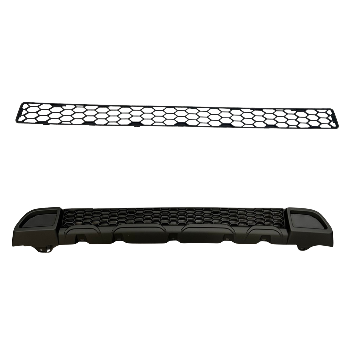 For Citroen Relay Front Honeycomb Bumper Grille Bundle 2pcs - Matte Black | Van-X