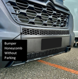 Vauxhall Movano Bumper Honeycomb without Parking Sensors - Gloss Black