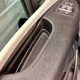 Fiat Ducato RAM ProMaster Rubber Door Pocket Liner Inserts - Black - Van-X | Premium Door Storage Solution