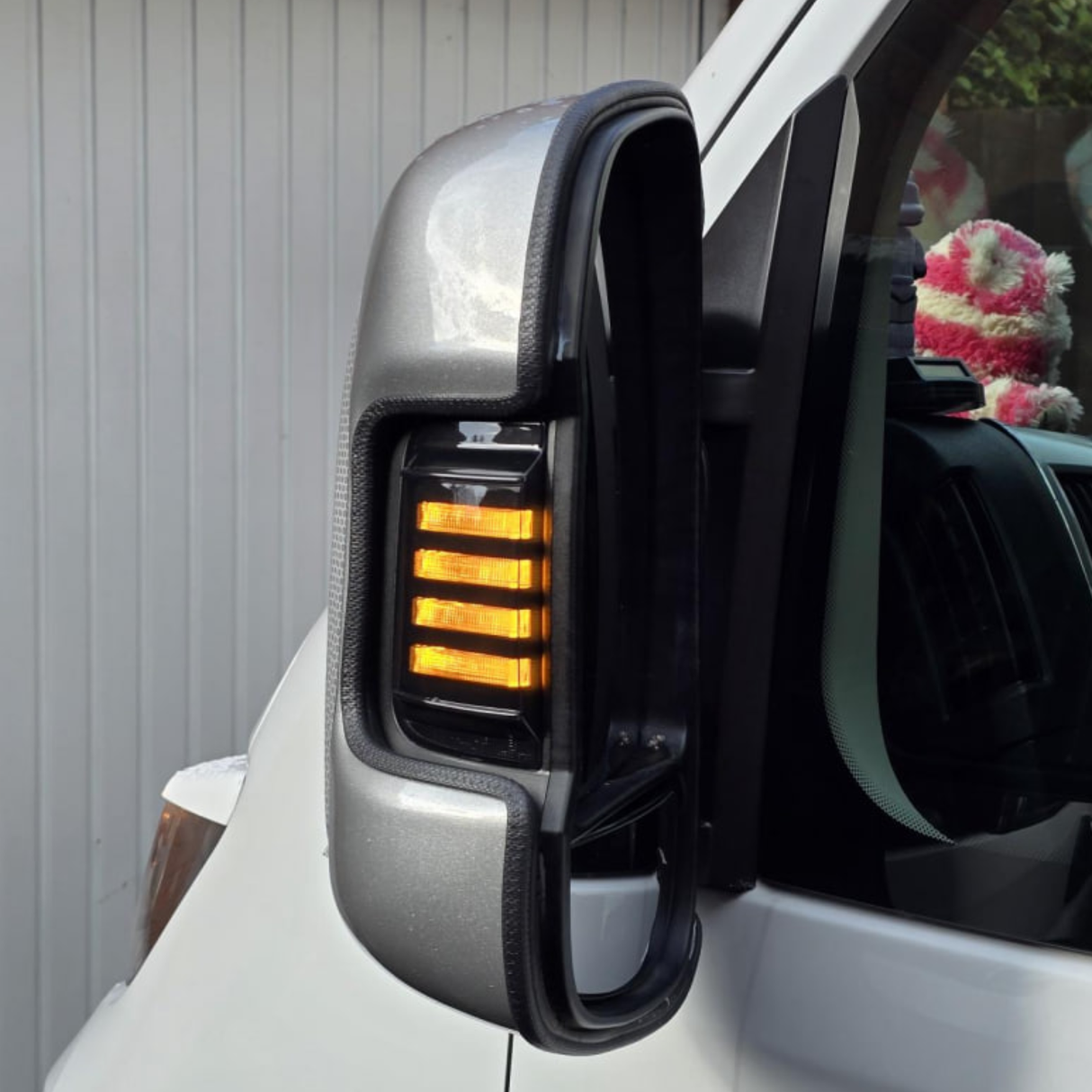 For Fiat Ducato Side Signal Mirror Indicator LED Light - Smoked Lens