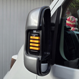 For Fiat Ducato Side Signal Mirror Indicator LED Light - Smoked Lens
