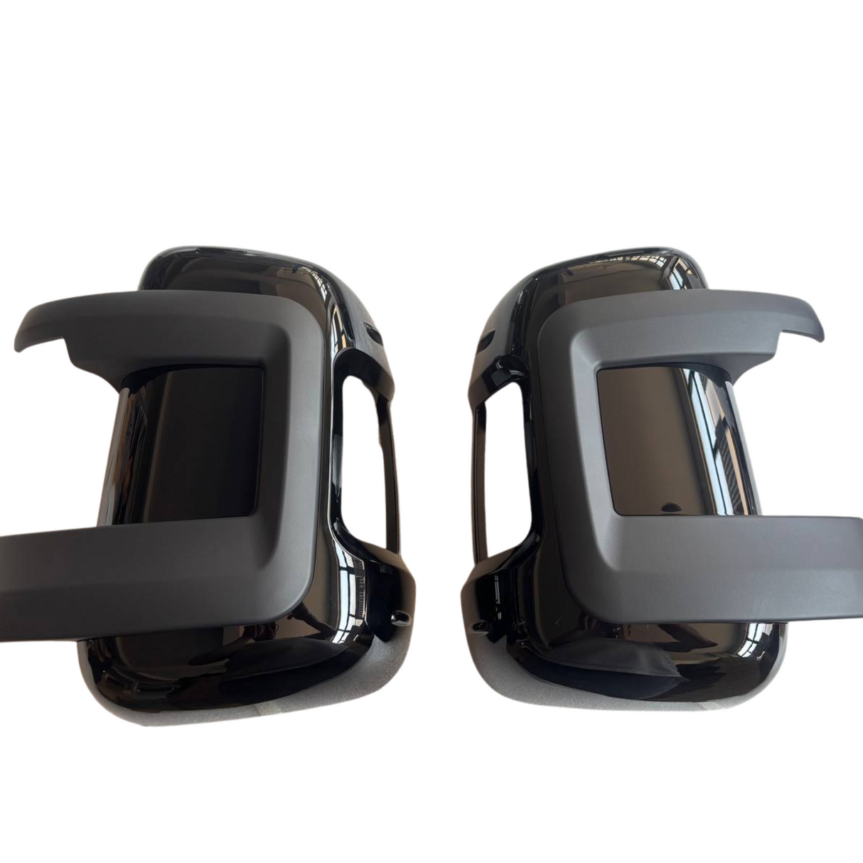 For Vauxhall Movano Wing Mirror Cap/Covers (Set of 2) - Black | Van-X