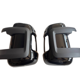 For Vauxhall Movano Wing Mirror Cap/Covers (Set of 2) - Black | Van-X