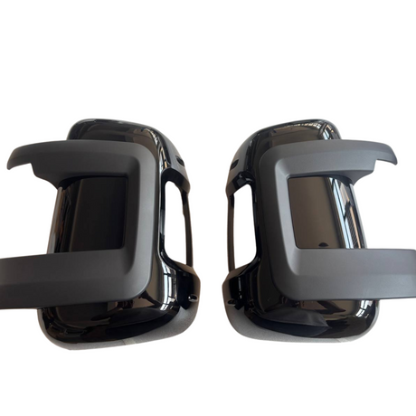 For Vauxhall Movano Wing Mirror Cap/Covers (Set of 2) - Black | Van-X