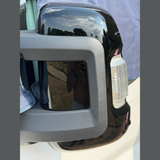 For  Citroën Relay (2007-2024) Wing Mirror Cap/Covers (Set of 2) - Black | Van-X