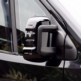 For Vauxhall Movano Wing Mirror Cap/Covers (Set of 2) - Black | Van-X