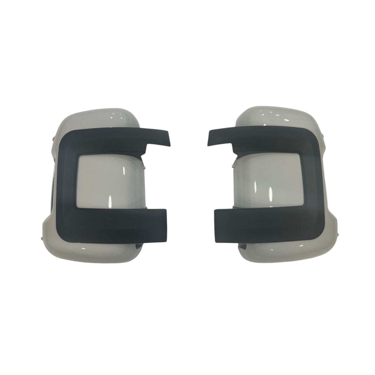 For Vauxhall Movano Wing Mirror Cap/Covers (Set of 2) - Gloss White | Van-X