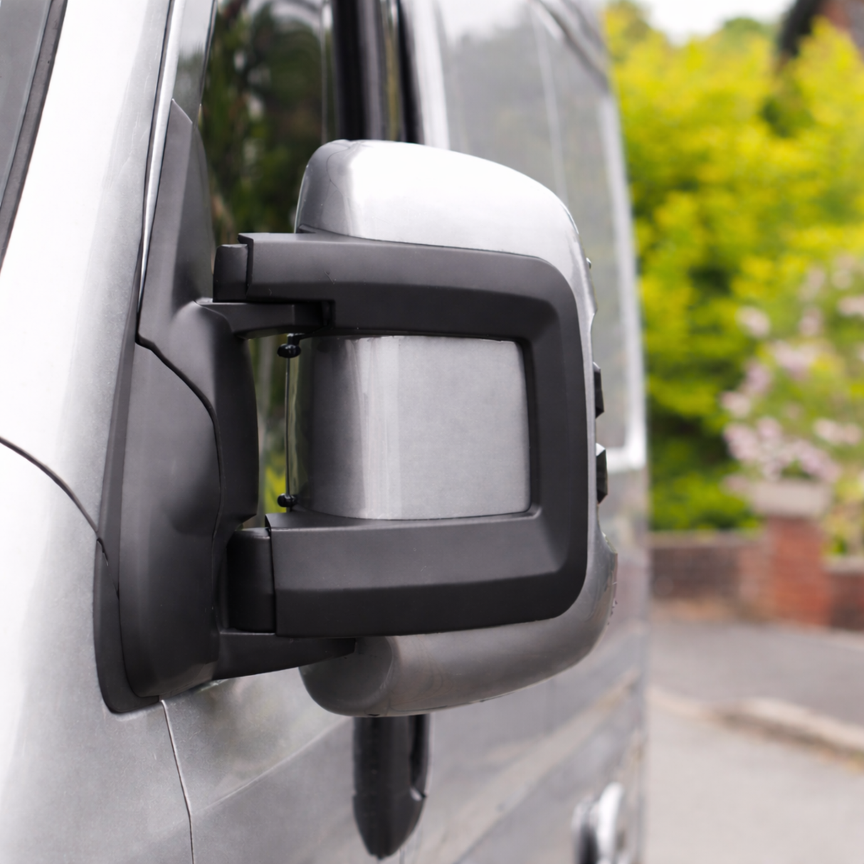 Airson Peugeot Boxer (2007-2024) Caip/Còmhdaichean Sgàthan Sgiath (Seata de 2) - Airgead | Van-X