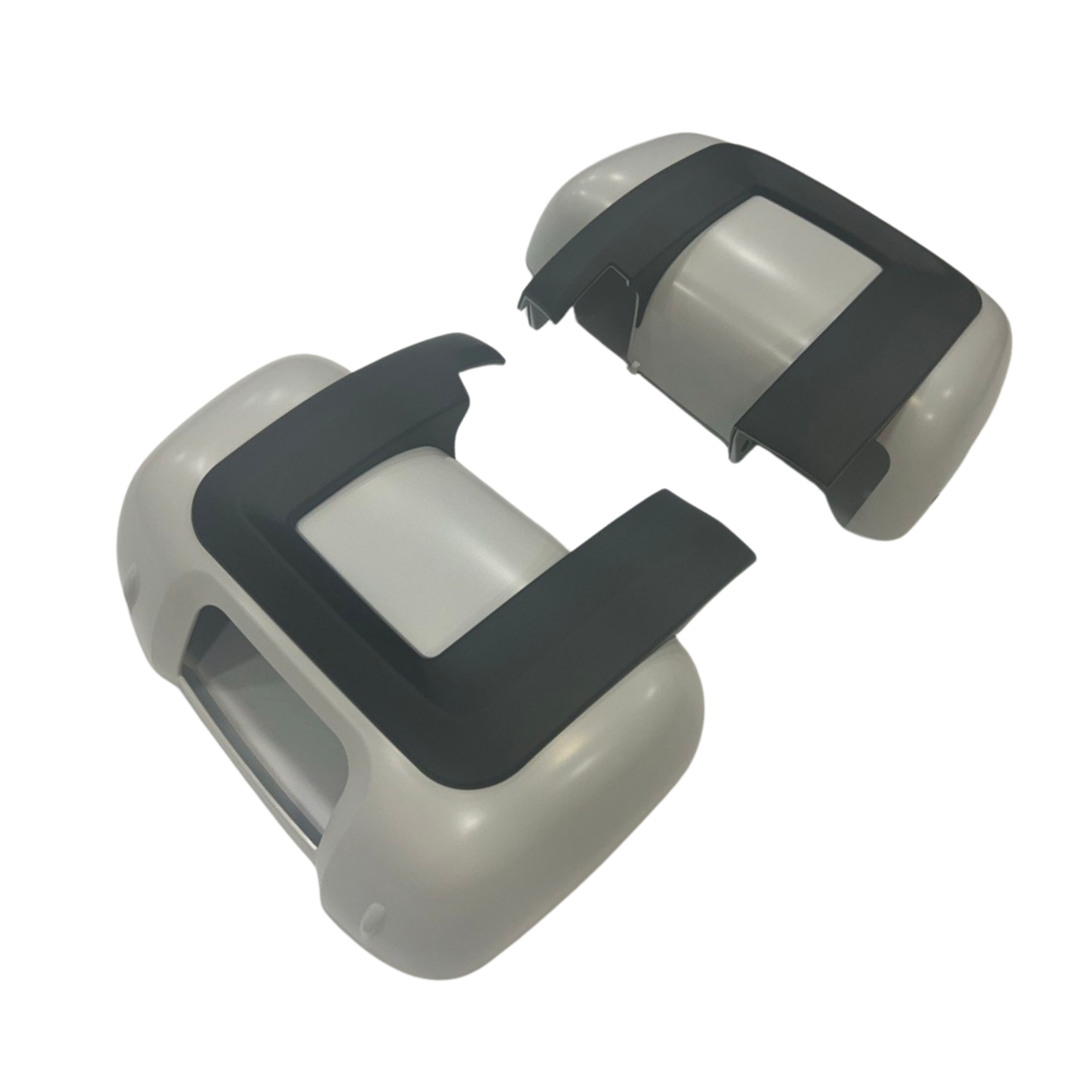 For Vauxhall Movano Wing Mirror Cap/Covers (Set of 2) - Matte White | Van-X