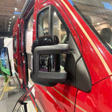 For Vauxhall Movano Wing Mirror Cap/Covers (Set of 2) - Black | Van-X