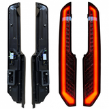 For Transit Custom MK2 LED Rear Lights Tail Lights – Sequential Indicators with Smoked Lenses