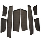 Citroen Dispatch Door Pocket Rubber Inserts / Mats - Black