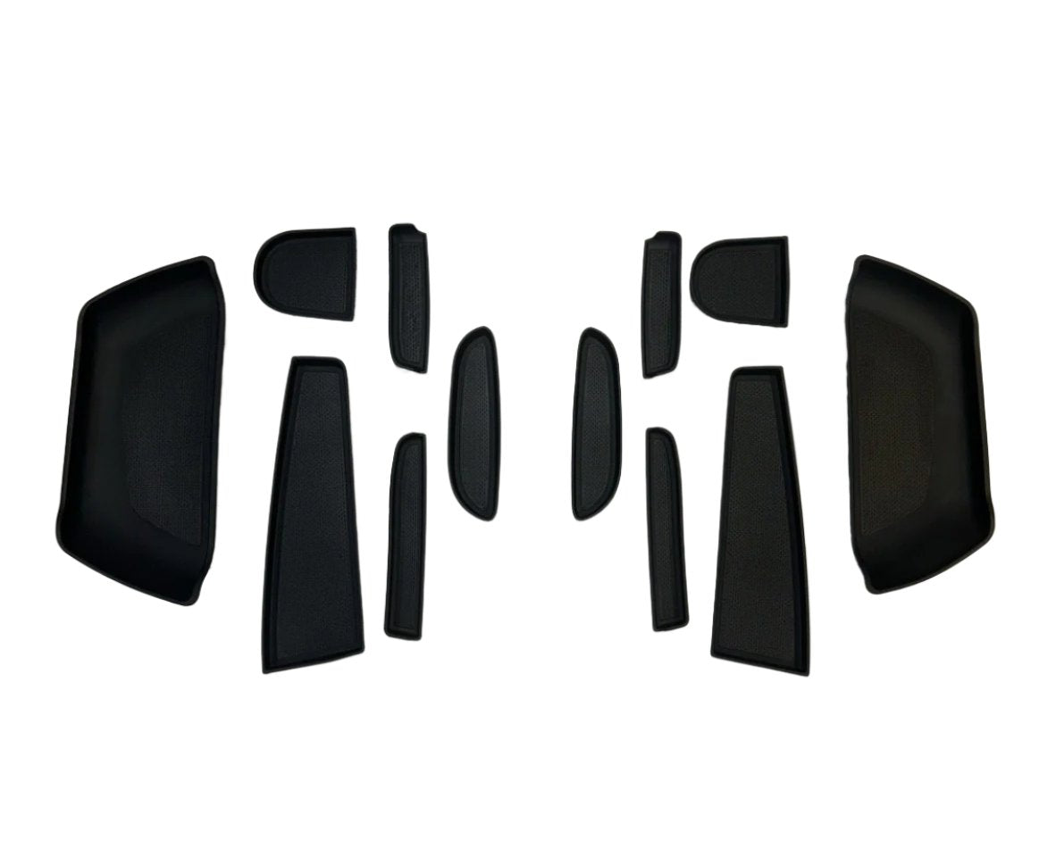Boxer Storage Insert Peugeot Boxer Rubber Door Liner Pocket Inserts - Black - Van-X