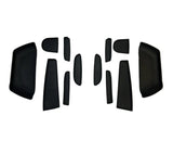 Citroen Relay Rubber Door Liner Pocket Inserts - Black - Van-X