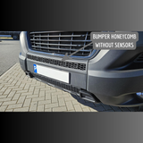 For Peugeot Boxer Bumper Honeycomb - Matte Black, No Parking Sensors Replacement