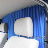 Citroen Relay Motorhome Campervan Cab Divider Cùirtearan le rèile