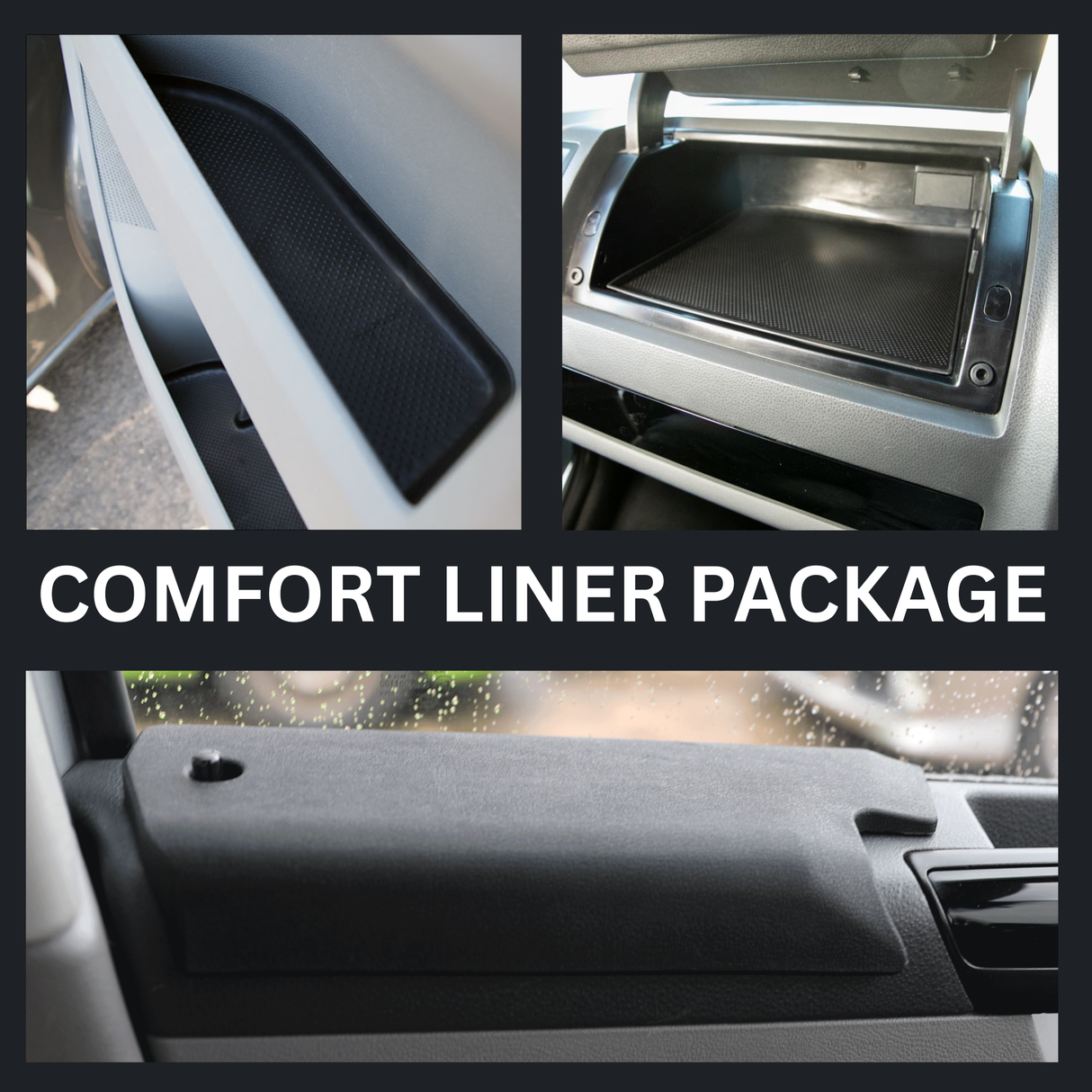 For VW T5/T5.1 Transporter Both Captain Seat Interior Comfort Liner Package | Van-X