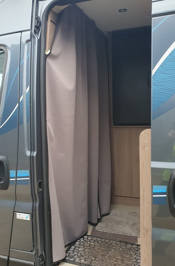Vauxhall Movano Motorhome, Campervan, Maxi-Cab Divider Premium Curtain With Rail