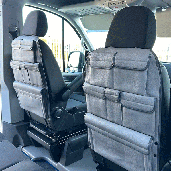 For VW Crafter / ManTGE,  Captain seats Van or Campervan back Seat storage Organiser, Van-x premium