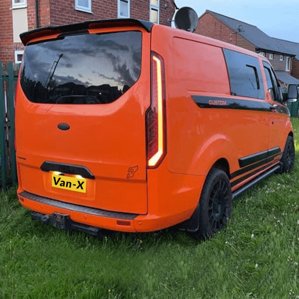 For Transit Custom Van MK1 Sequential Indicator LED Rear Lights Smoked ...