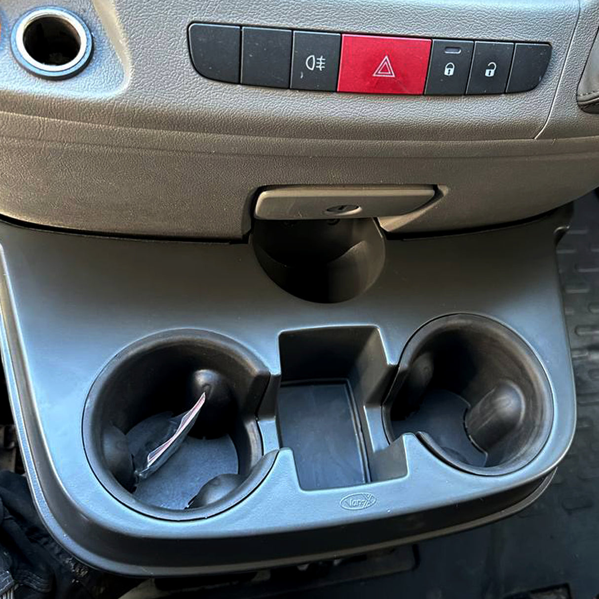 Grey Cupholder Console for Citroën Relay - Stylish and Practical Upgrade