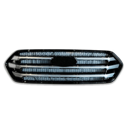 For Ford Transit Custom Front Grille OEM Style New Shape (Gloss Black Base) Painted and Ready to Fit