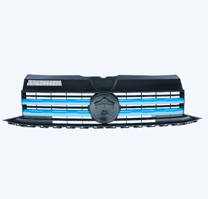 VW Transporter T6 R-Line Front Grille Trims - Matte Chrome Painted and Ready to Fit