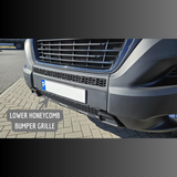 Fiat Ducato Lower Bumper Honeycomb Grille - Matte Black - Premium Front Grille Upgrade