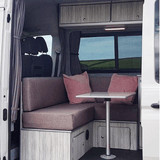 Vauxhall Movano Premium Window Curtains - Black/Grey- Custom Bundle Option | Van-X