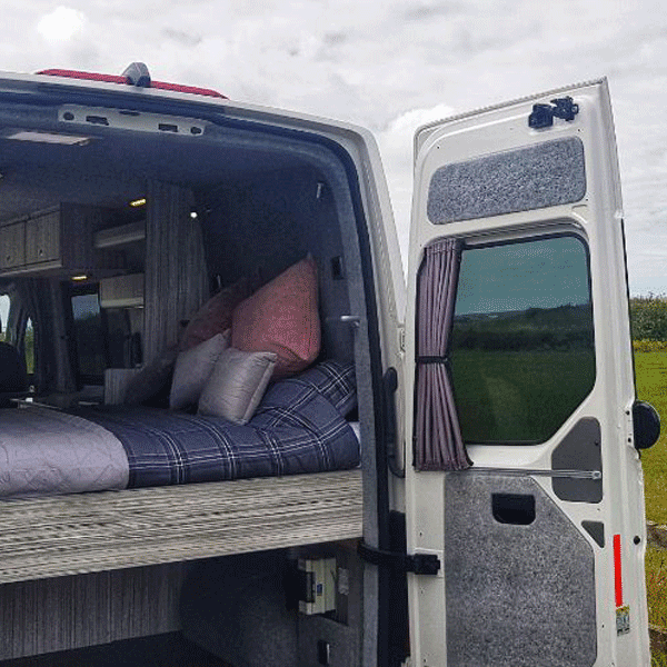 Fiat Ducato Premium Window Curtains - Black/Grey - CREATE YOUR OWN BUNDLE! Van-X