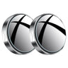 2PCS Car Blind Spot Rear View Mirror – Round Frame Wide Angle Mirrors with 360° Rotation
