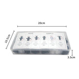 100pcs Auto Fastener Clip Kit Fender Rivet Clips Car Body Push Retainer Pin Rivet Bumper Door Trim Panel Retainer Car Clips