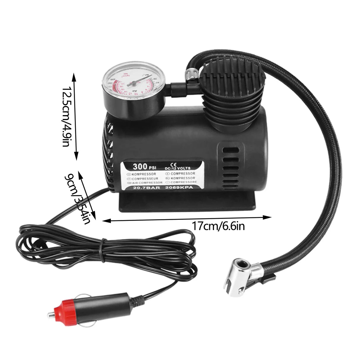 Small Air Pump – Compact and Efficient Inflator for Vehicles, Sports Equipment, and More