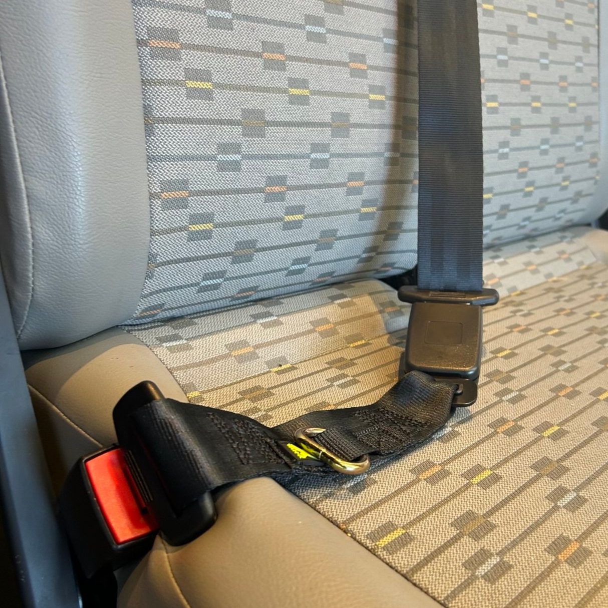 For Ford Transit Custom Captain Seat Belt Extension | Single Seat + Double Passenger Seat