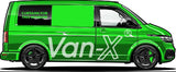 VW T6.1 Transporter Van Conversion Premium Curtains - Black/Black - CREATE YOUR OWN BUNDLE! Van-X