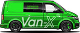 VW T6.1 Transporter Van Conversion Premium Curtains - Black/Black - CREATE YOUR OWN BUNDLE! Van-X