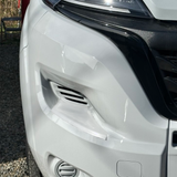 Airson Dìonadairean Plàta-coise Bampair Aghaidh Vauxhall Movano – Geal, Seata de 2 | Van-X