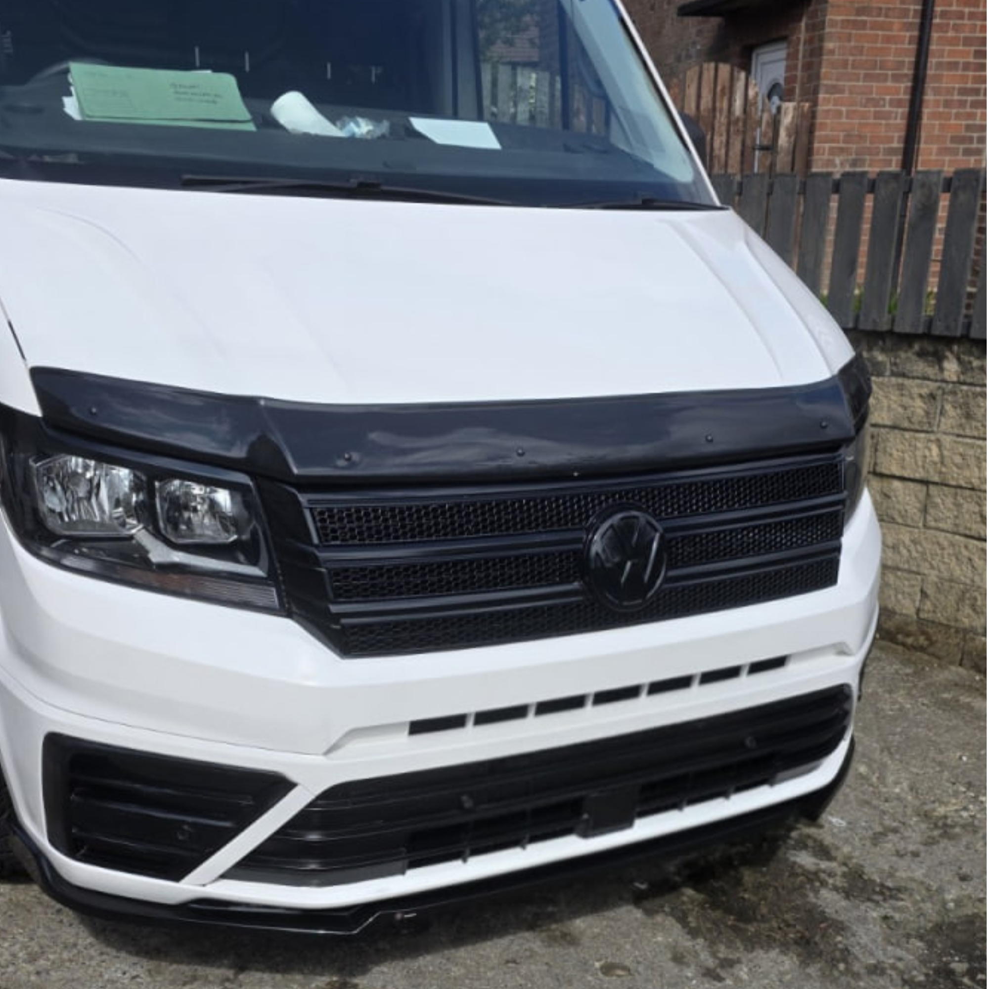 Listes Chromées Pour Calandre VW CRAFTER 2006-2011 – Acier Inoxydable 304, Adhésif 3M – Garniture Décorative Avant – Finition Brillante - 10