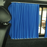 Vauxhall Vivaro Premium Window Curtains - Black/Blue - CREATE YOUR OWN BUNDLE! Van-X