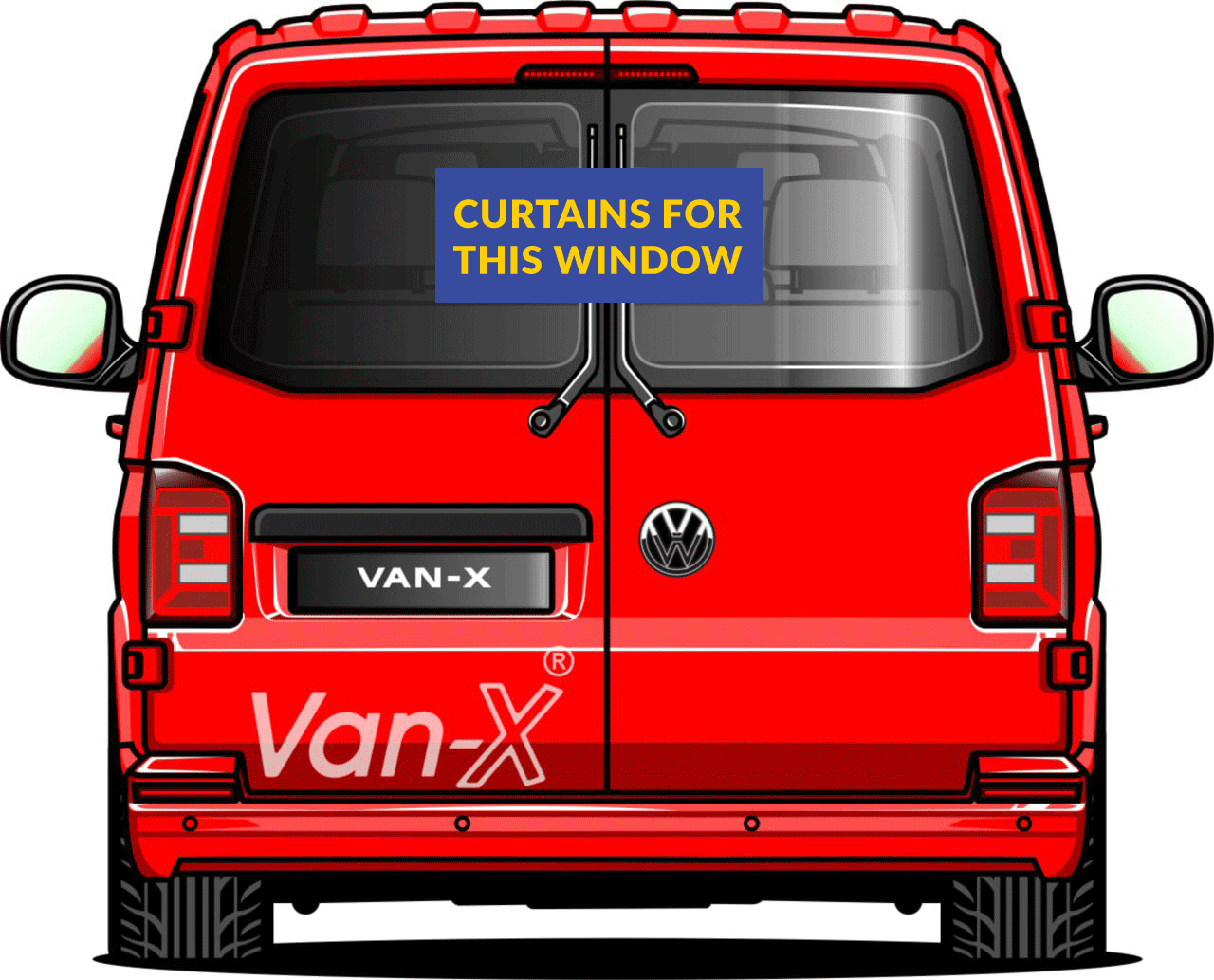 Fiat Scudo Premium Curtains Van-X - Black/Grey